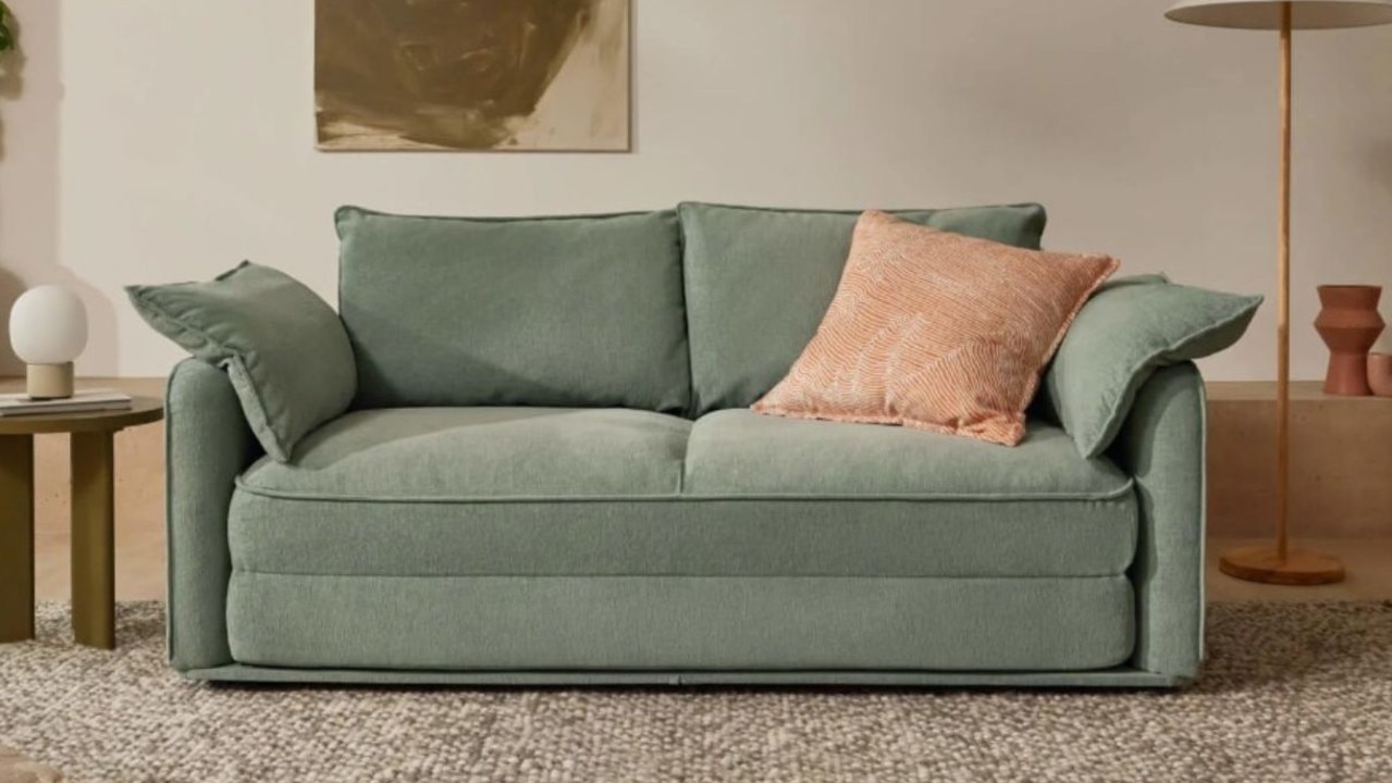 Koala's award-winning Cushy Sofa Bed offers is a fabulous (and comfortable) space-saving solution and is now slashed by 20 per cent. Picture: Koala