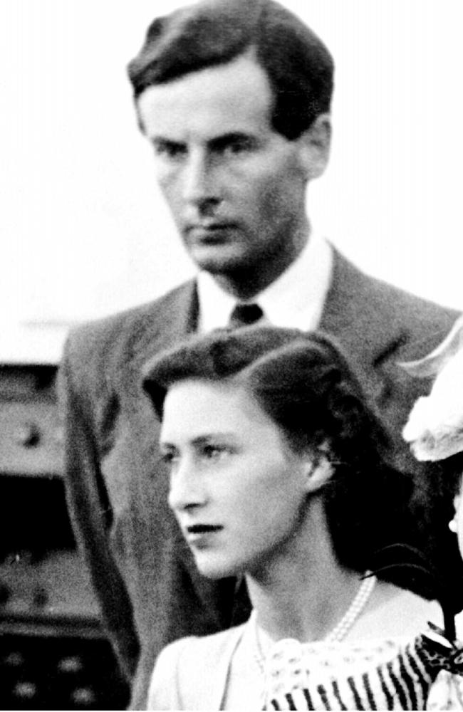 Peter Townsend, pictured with Princess Margaret in 1947, once lived in the property.