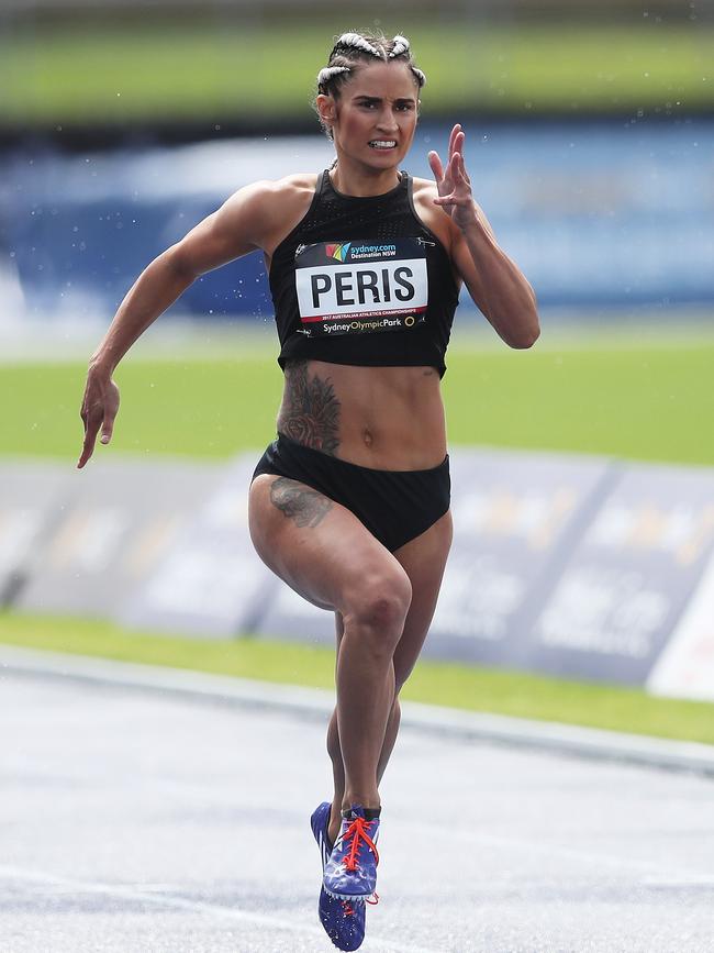 Sprinter Jessica Peris. Picture. Phil Hillyard