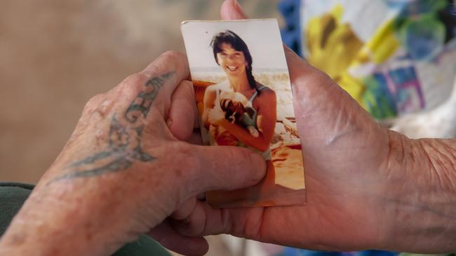 Patsy Lleiss with a photo of her bubbly daughter Lesley. Picture: David Martinelli