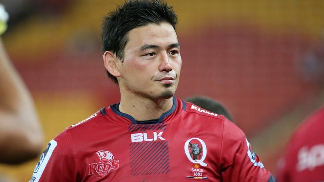 Ayumu Goromaru’s lack of impact off the bench has cost him a spot in the Reds side. Picture: Jono Searle.