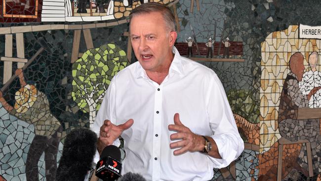 Anthony Albanese has been praised by crossbencher Bob Katter. Picture: Cameron Bates