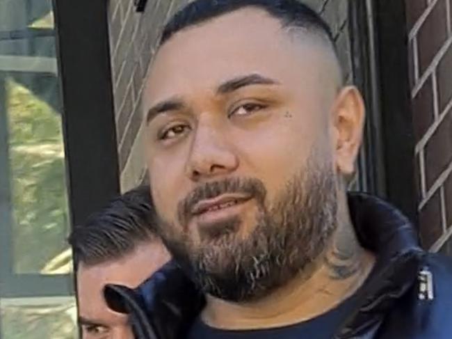 William George Siale was shot in the buttock and spine during the attack. Picture: Nathan Schmidt