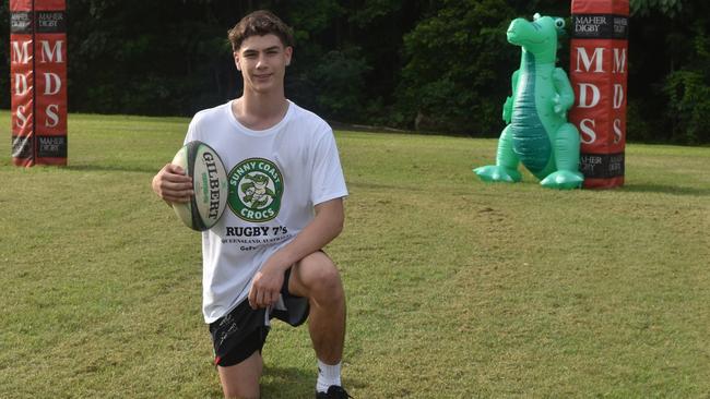 Sunny Coast Crocs junior rugby 7s star Beau Mattiazzi.