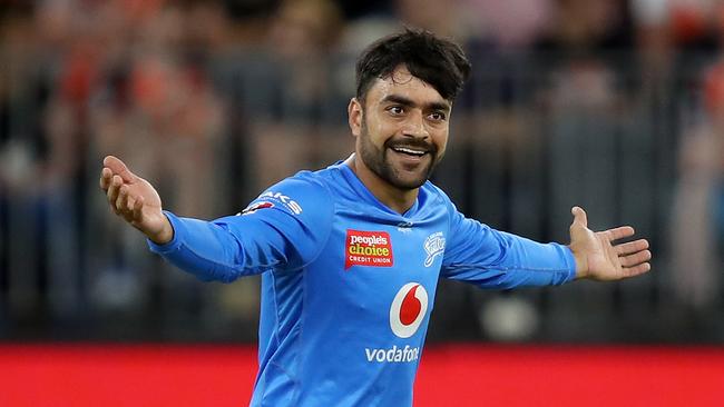 Rashid Khan has again been the most prolific spinner in the BBL.