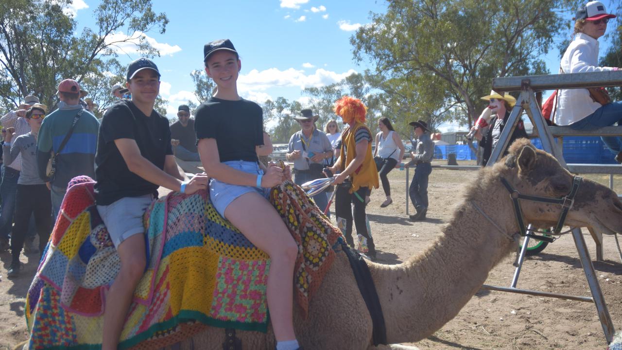 Elliot Thomas and Courtney Padget at the 2019 Tara Festival of Culture and Camel Races.