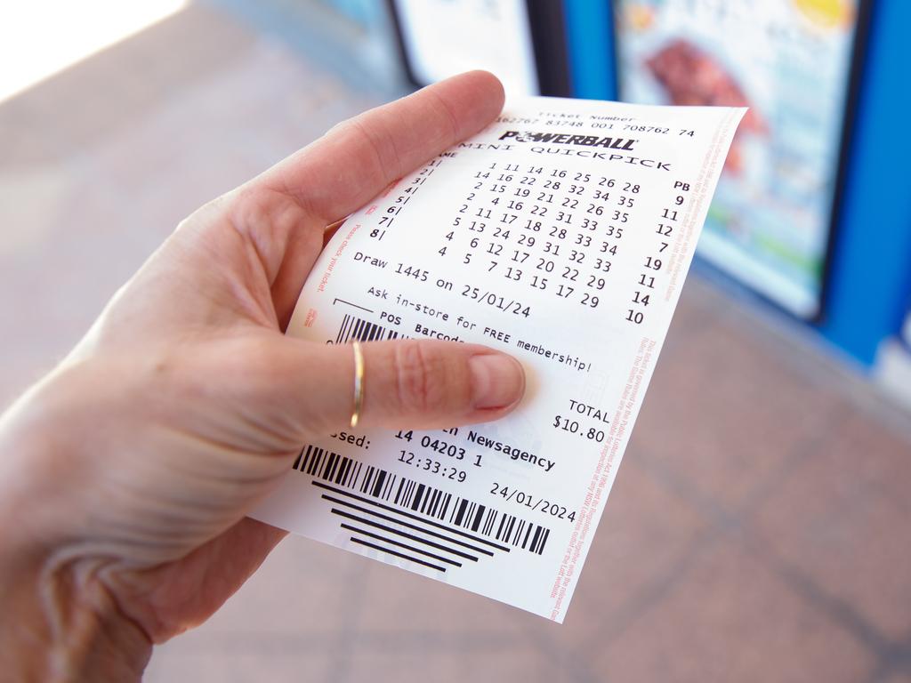 A luckyt WA resident has won $30 million in Thursday’s Powerball. Picture: NCA NewsWire / Nikki Short