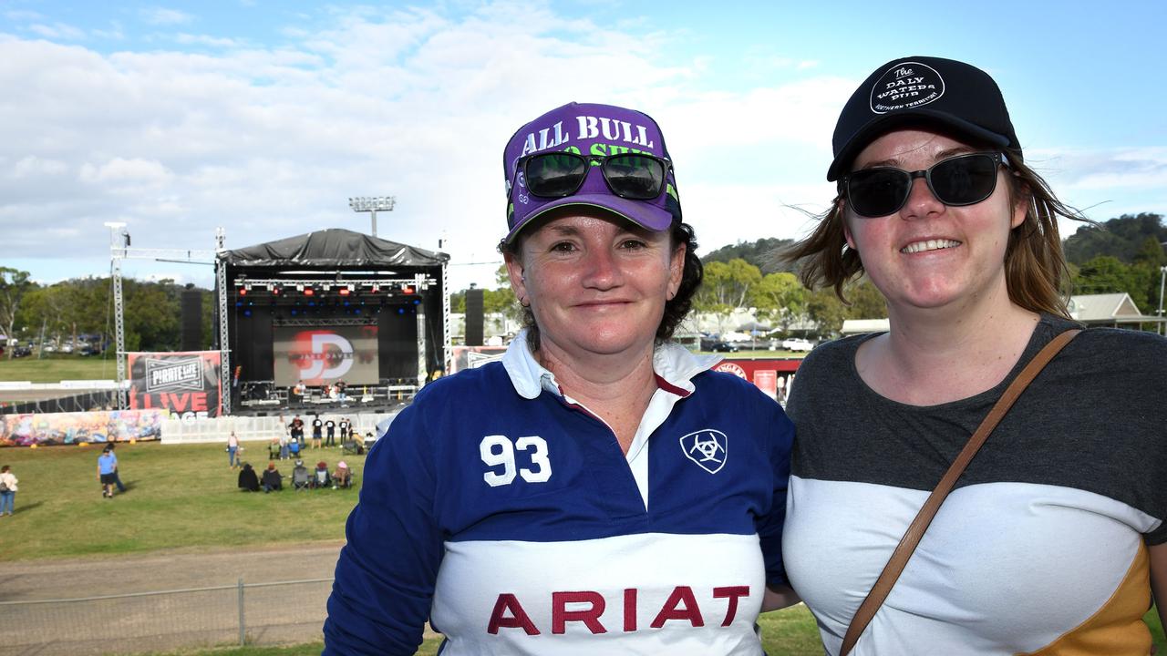 Jenitta Yeo and Kerry Sipple. Meatstock Festival at the Toowoomba showgrounds. April 2022