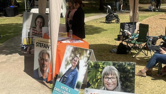 Sitting councillor and candidate Glen Milne is worried about how campaign material is being displayed in Mildura. Picture: supplied