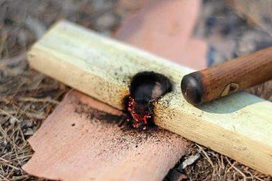 traditional fire making tools. Picture: contributed