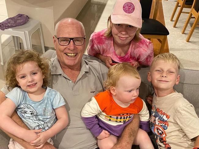 Jim Molan with his family. Picture: Instagram