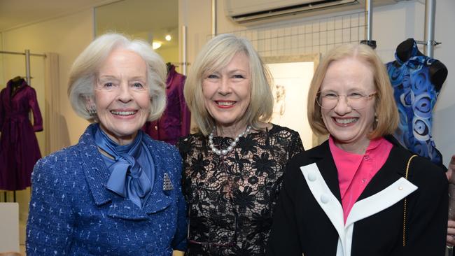 Dame Quentin Bryce, Pia du Pradal, Governor of Queensland Jeannette Young. Photo: Jodi Curnow-Baker.