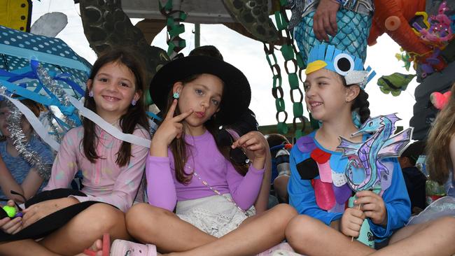 Our Lady of Lourdes Primary School Ingham. Photographs from the Maraka Festival Street Parade around the Ingham central business district on Saturday. In an ‘Under the Sea’-themed celebration of all things Hinchinbrook, school students, community organisations, emergency responders and contestants vying for the prized Queen and Princess titles paraded around Rotary Park in the centre of the town. Picture: Cameron Bates