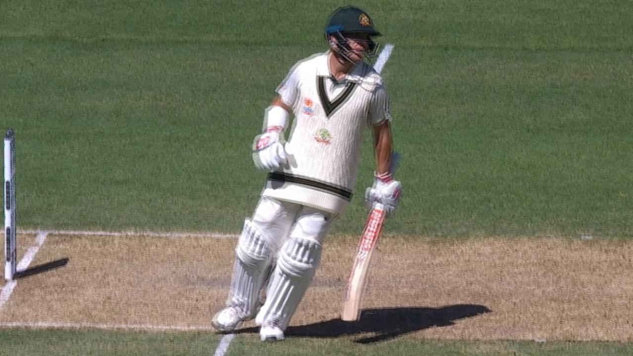 David Warner failed to ground his foot for a run during his record innings, so he should have finished on 334*.