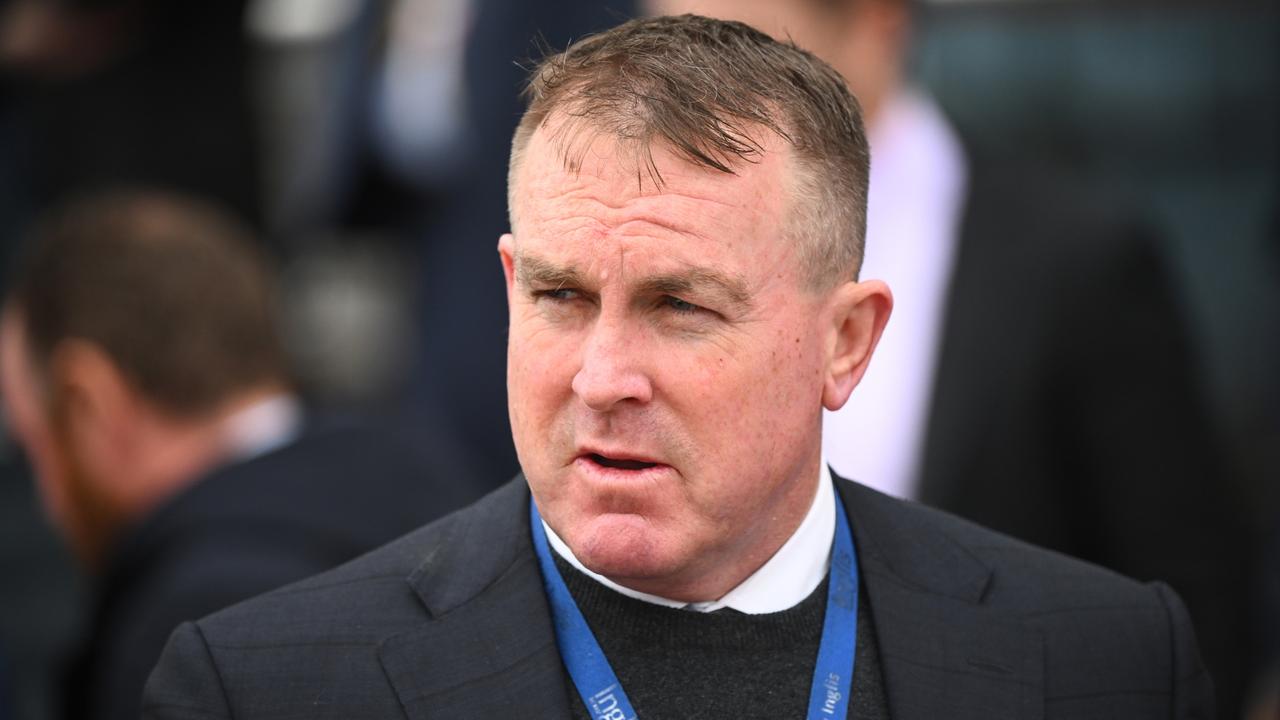 Trainer John O'Shea prepares promising staying filly Aunt Roberto who can score her first win at Wyong on Thursday. Picture: Getty Images