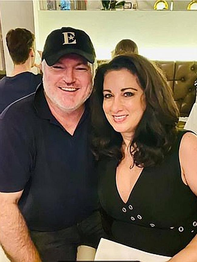 Stuart MacGill with partner Maria O’Meagher. Source: Supplied