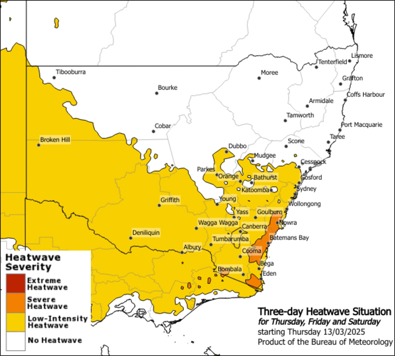 Heatwave looms for southern NSW, Sydney to swelter