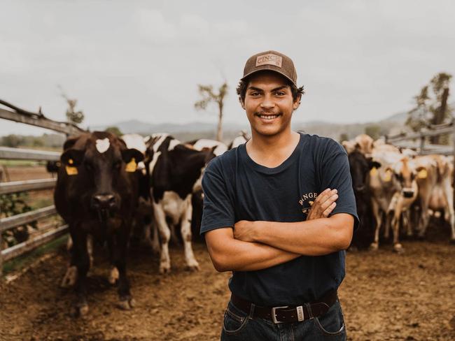 Loka Manu, 18, was one of seven finalists chosen from Australia and New Zealand to judge dairy cattle at the Brisbane Ekka next month. Photo: Lyndsay Douglas