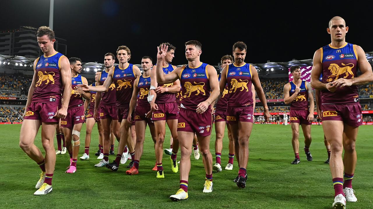 The Brisbane Lions are 0-3. Picture: Albert Perez/AFL Photos via Getty Images