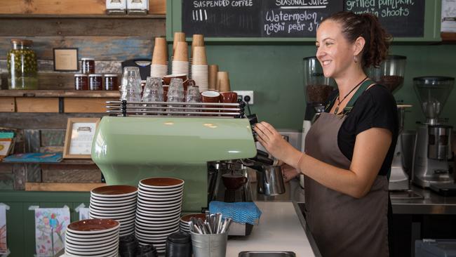 Sustainability is at the core of Flock Eatery at Redcliffe. Photo: Dominika Lis