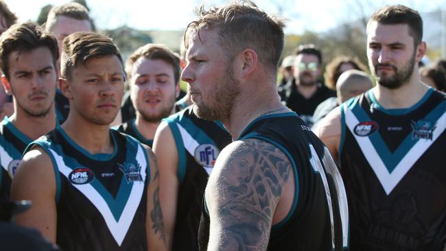 Justin Sherman during his time coaching Laurimar. Picture: David Crosling