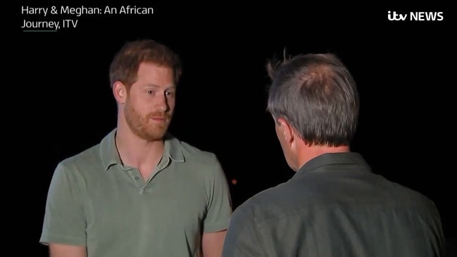 Prince Harry responds to rumours of a rift with his brother Prince William (ITV)