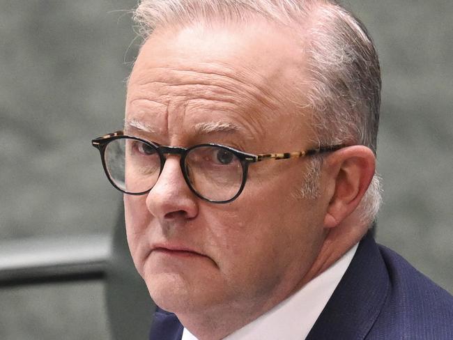 CANBERRA, Australia - NewsWire Photos - October 8, 2024: Prime Minister Anthony Albanese during Question Time at Parliament House in Canberra. Picture: NewsWire / Martin Ollman