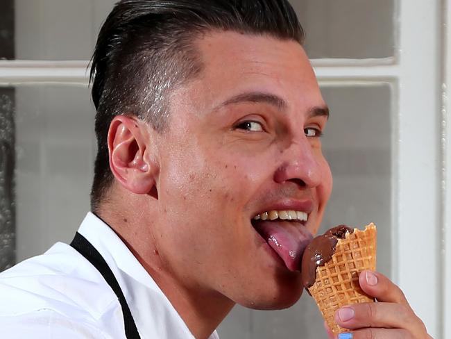 PICTURE ON HOLD PLEASE CONTACT BRISBANE PICTURE DESK Masterchef 2017 runner-up Ben Ungermann is releasing his own ice-cream brand and opening an Ice Cream parlour, Ipswich Australia 22 October 2017 Picture AAP/David Clark