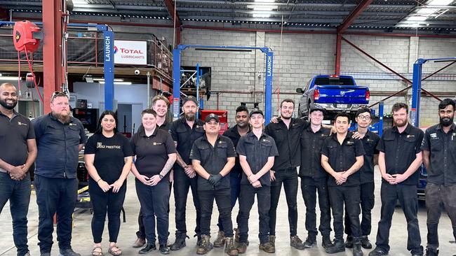 The team at EZ Prestige. Picture: Supplied