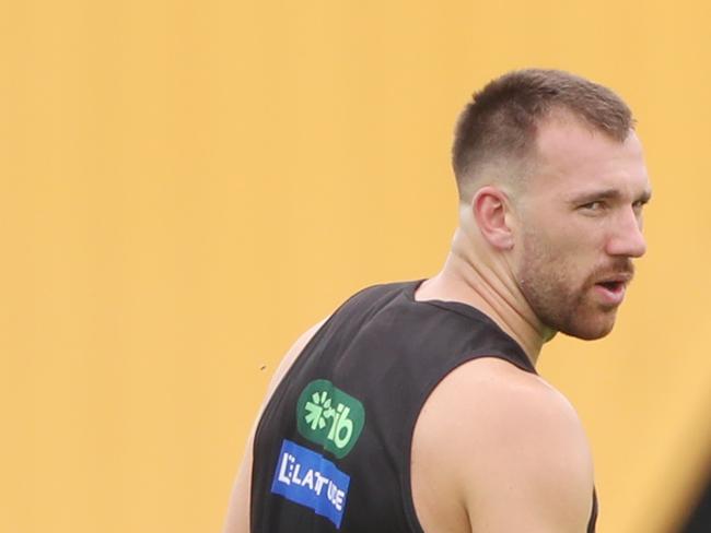 Richmond football club. Noah Balta on the field. Thursday, January 9. 2025. Picture: David Crosling