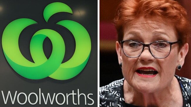 Woolworths has responded to harsh criticism levelled by One Nation senator Pauline Hanson over the stocking of RSL Australia’s limited-edition Anzac biscuit tins.