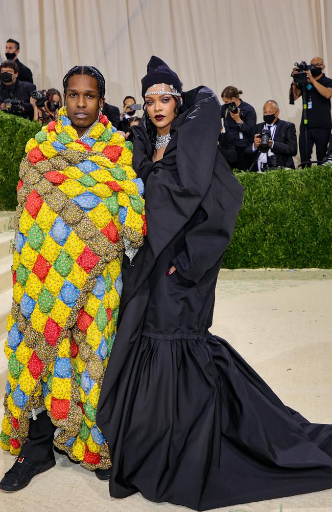 A$AP Rocky and Rihanna. Picture: Mike Coppola/Getty Images