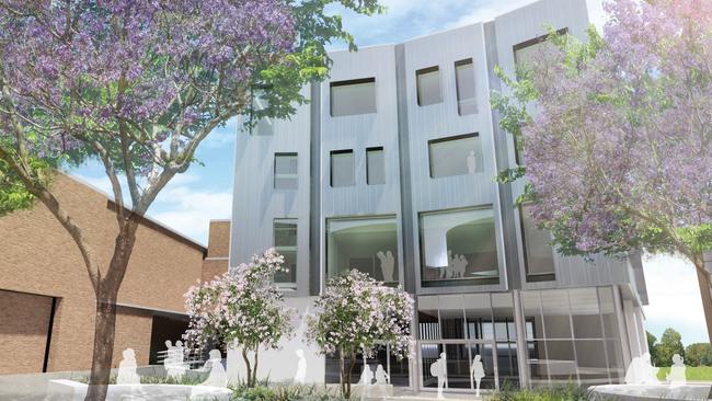 Artist impression of Adelaide High School’s ‘Hive Building’. Picture supplied by Education Department.