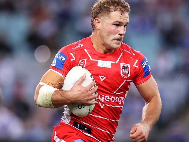 Jack de Belin was one of the Dragons players at Paul Vaughan’s BBQ. (Photo by Mark Kolbe/Getty Images)