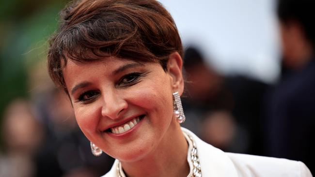 French politician Najat Vallaud-Belkacem on the red carpet. Picture: AFP