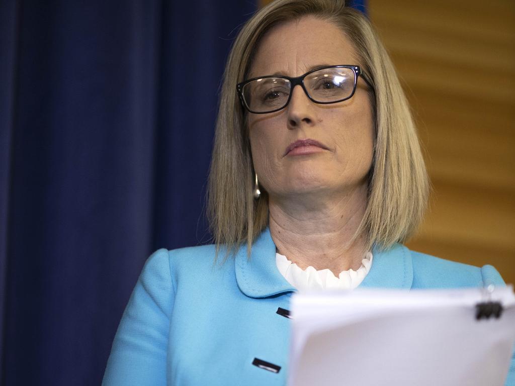 Labor Senator Katy Gallagher said it was ‘unacceptable’ that Richard Colbeck went to the cricket following the email. Picture: NCA NewsWire / Gary Ramage