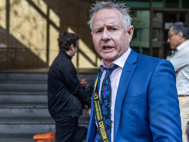 Two-day contested hearing for disgraced lawyer Patrick Lennon after he was arrested with ice and $6k in his car at Stonnington. Evidence expected to be heard from four police witnesses and Hava Brandman, who was in the car when he was found with drugs. POSITIVE ID ASH ARGOON. Picture: Jake Nowakowski