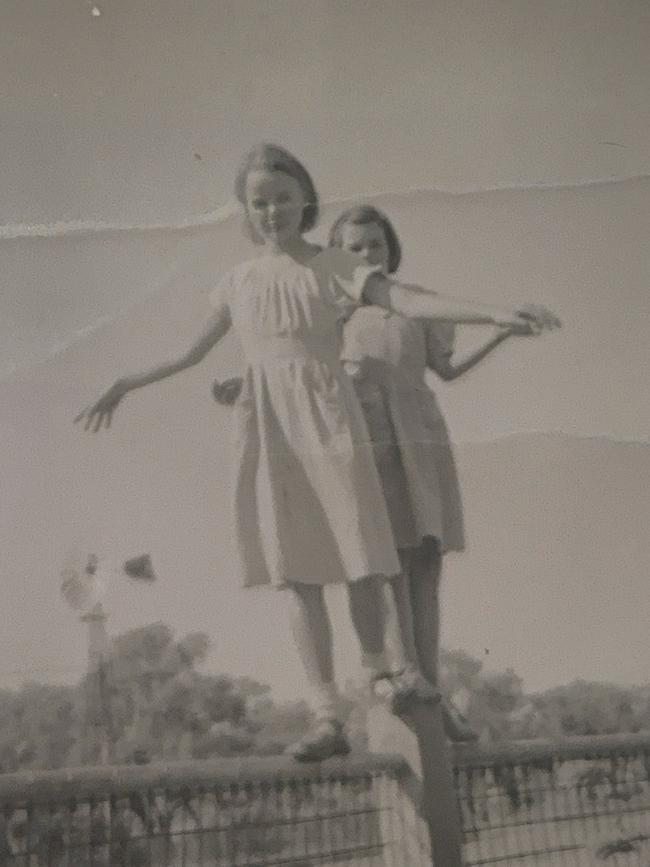 Robbie in Alice Springs during her early years. Picture: supplied