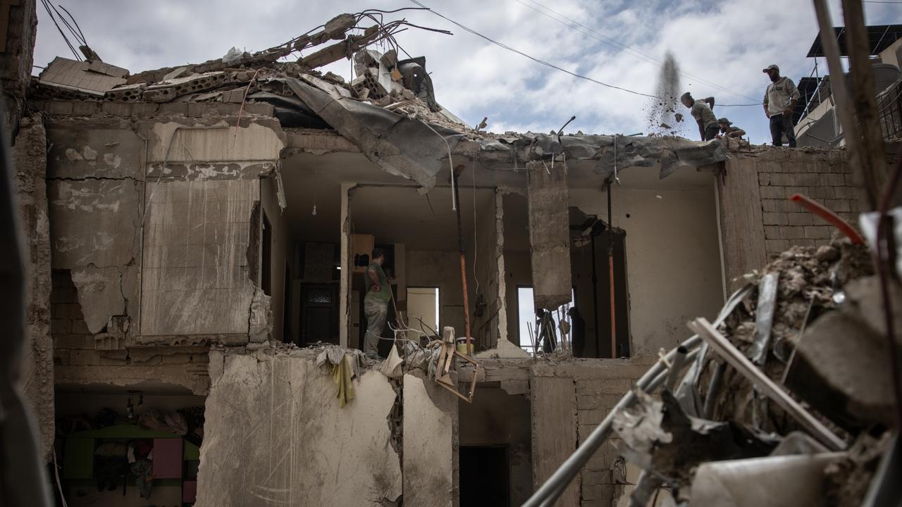 The site of the July 30, Israeli strike that killed top Hezbollah commander Fuad Shukr. Picture: Chris McGrath/Getty Images