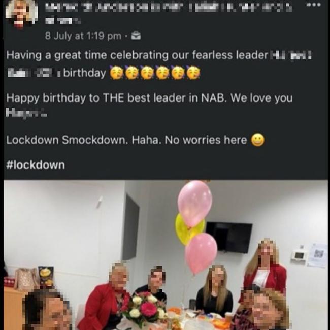 The Millers Point branch threw an unmasked birthday party.