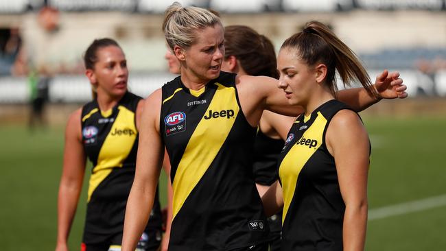 Katie Brennan has struggled to start the AFLW season. Picture: Getty Images