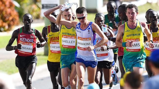 The marathon held during the 2018 Commonwealth Games AFP PHOTO / MANAN VATSYAYANA