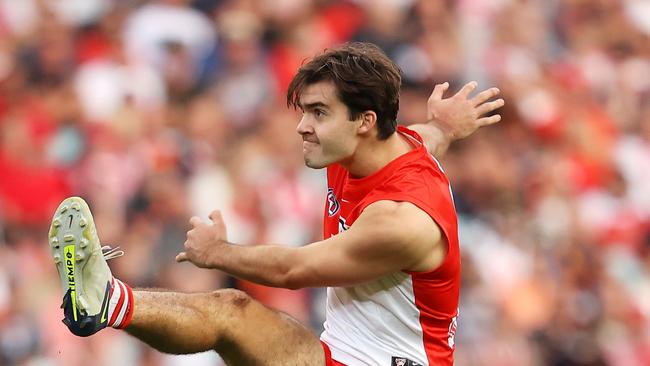 Logan McDonald is a key piece of the Swans’ future and maybe even their present. Picture: Getty Images