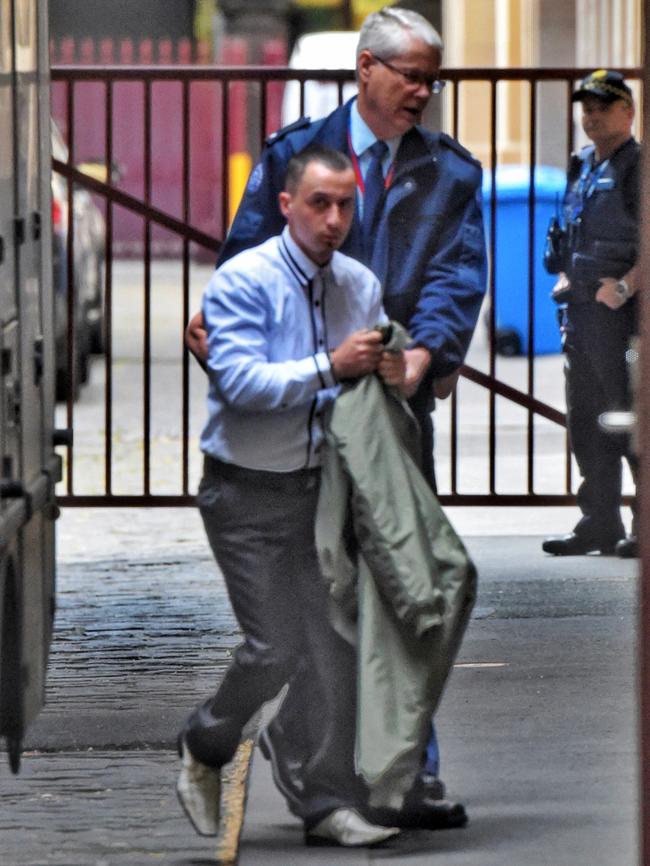 Albert Rapovski arrives at the Supreme Court. Picture: Tony Gough