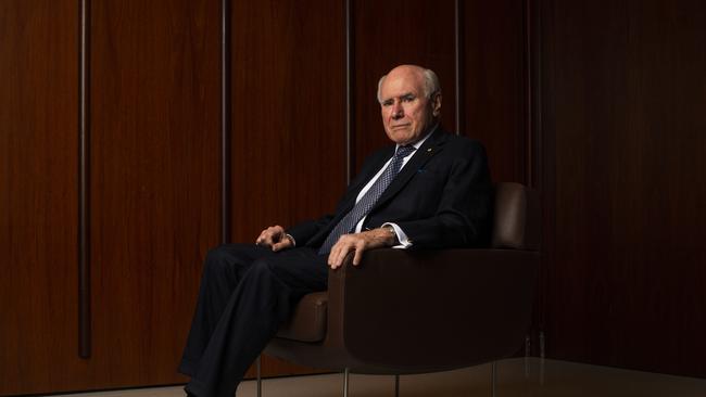 ‘The orderly response, the mercifully small number of deaths and the resilience of our health system are all remarkable examples of the strength of the Australian model,’ former prime minister John Howard said. Picture: Rohan Thomson