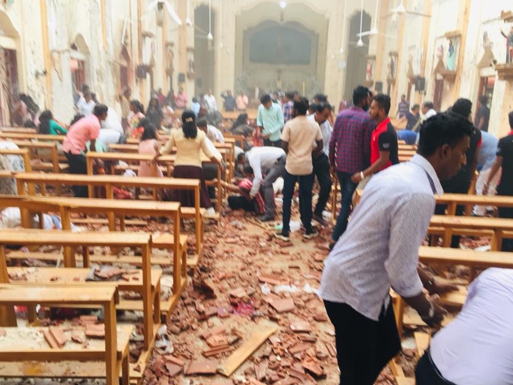 More than 200 people were killed in the Sri Lankan blasts. Picture: Facebook