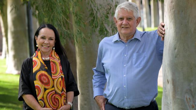 Indigenous Australians Minister Linda Burney and former minister Ken Wyatt. Picture: NCA NewsWire/ Sharon Smith