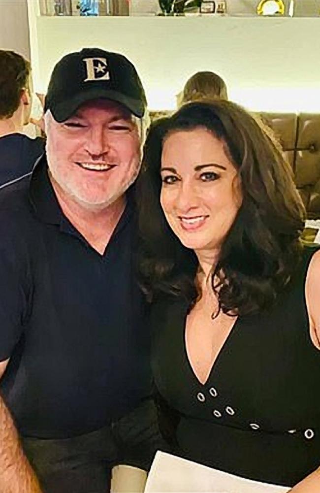 MacGill with girlfriend Maria O’Meagher at their restaurant. Picture: Supplied