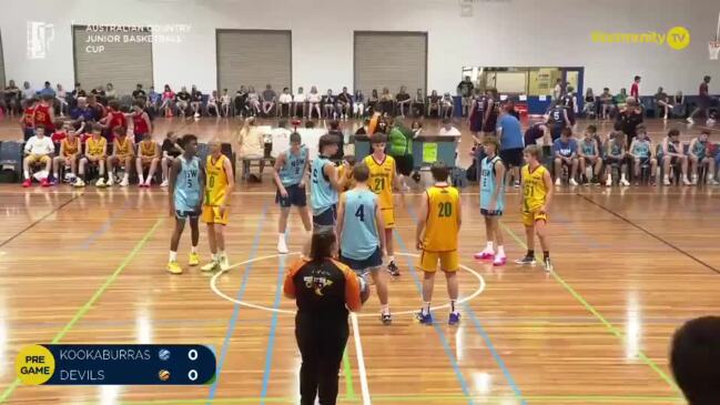 Replay: NSW Kookaburras v Tas Devils (U16 Boys) - Australian Country Junior Basketball Cup Day 1