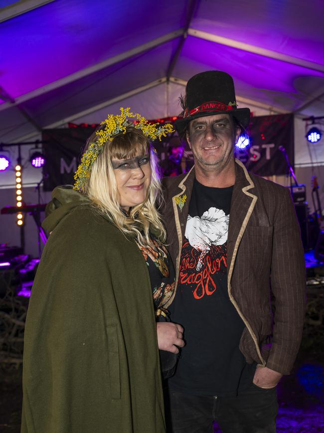 Teresa Dixon and Marcus Gibbon. Willie Smiths Mid-Winter Festival. Picture: Caroline Tan